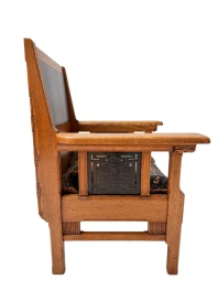 Arts & Crafts Art Nouveau Armchair by Carel Adolph Lion Cachet, 1900s